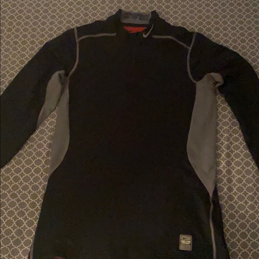 Nike pro combat hyper warm dri-fit max quarter zip